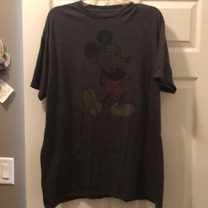 Dark grey Mickey Mouse T-shirt